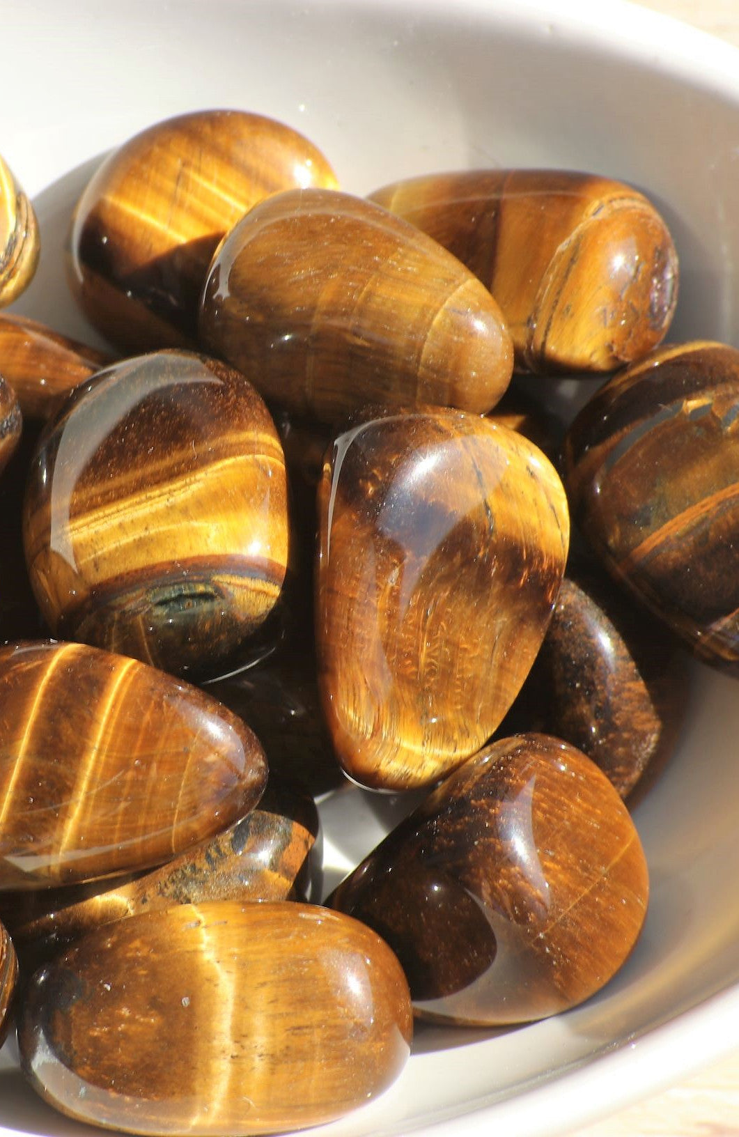 Tiger Eye Gold Tumbled Stone